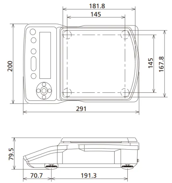 Shimadzu TX2202L เครื่องชั่งดิจิตอล 2200g